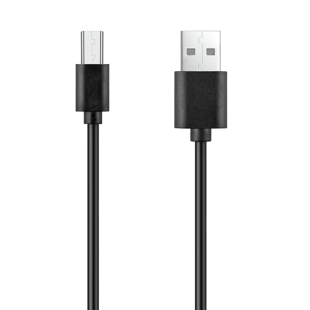 10mm PKPOWER New DC Extra Long Tip Micro USB Charger Cable Cord for Charging Power Bank, black