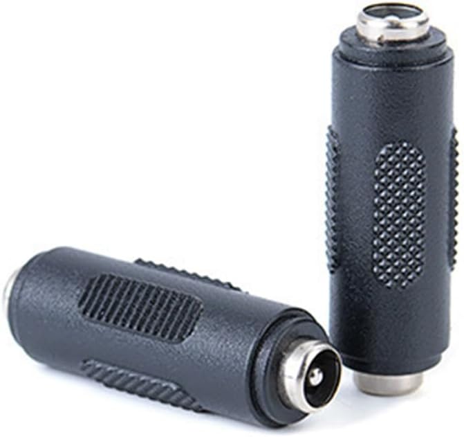 Artilits 2pcs 2.1x5.5mm 12V 5.5mm 2.1mm DC Power Adapter Converter, DC Power X for CCTV Security Camera, DVR, Car