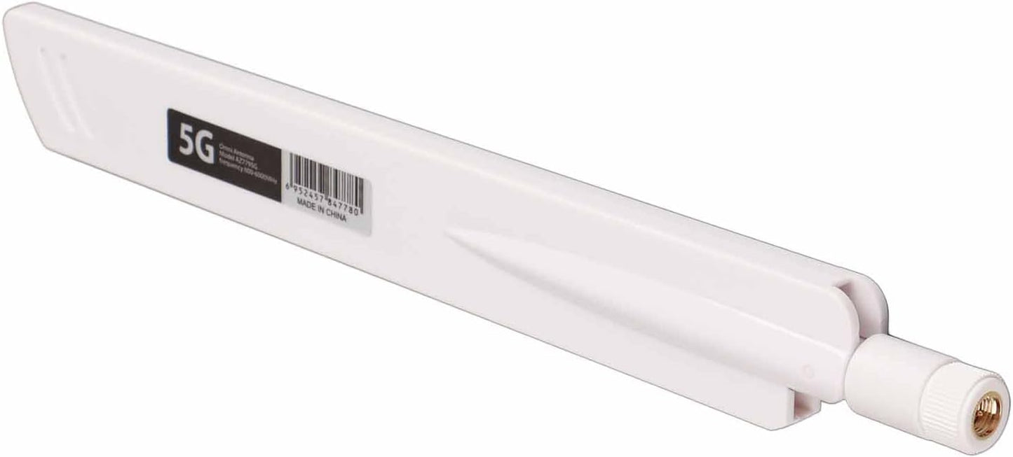 Walfront AZ7795G 18dbi 5G High Gain Antenna SMA Antenna Directional Full Band Antenna for Routers Monitoring (White)