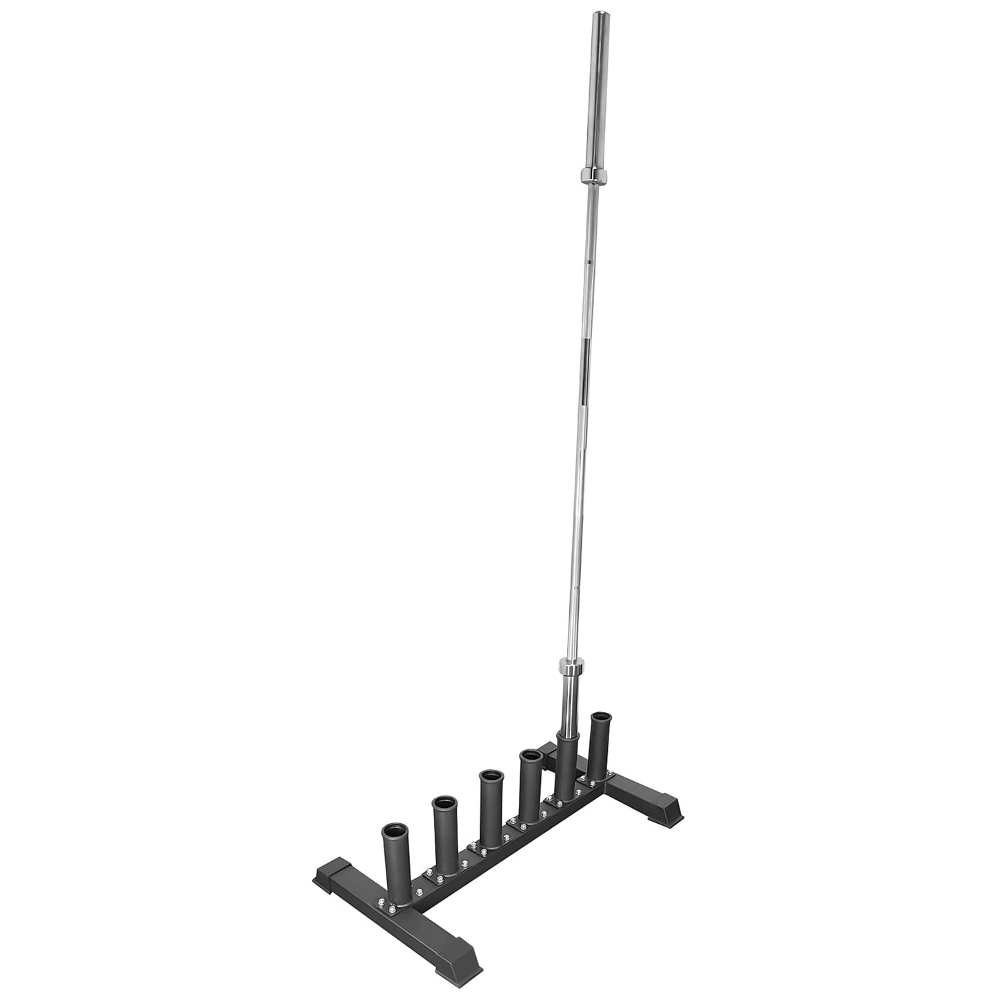 Luwint Freestanding Barbell Holder, Floor Stand Vertical 6 Bar Storage Rack for 2'' Olympic Bars