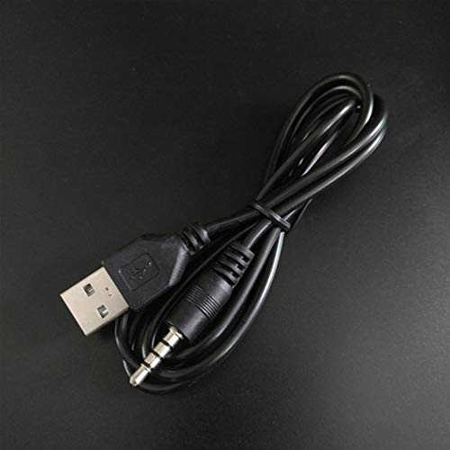 Luventg 3.5mm 3.3 MP3, USB Charger Cable - ft, Male AUX Audio Jack to USB Male Charge Adapter, Compatible