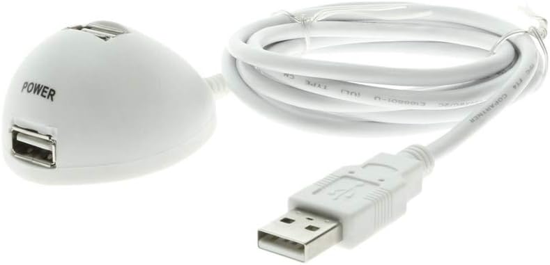 CABLEMAX 6ft. 2.0 USB Docking Extension Cable PC and Mac