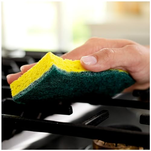 Scotch-Brite Heavy Duty Scrub Sponges, For Washing Dishes and Cleaning Kitchen, 12 Scrub Sponges