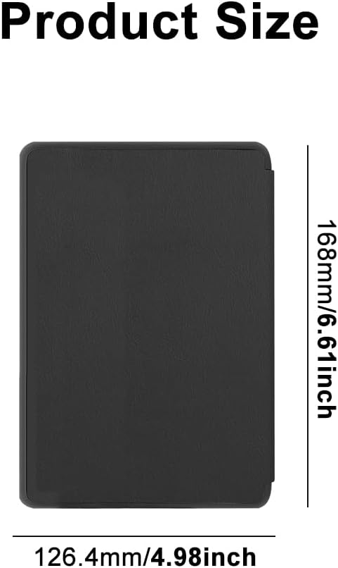 Saycker 7 Inch Kindle Cover,Protective Case for E Book Readers,Slim Design, Soft Inner (Black)