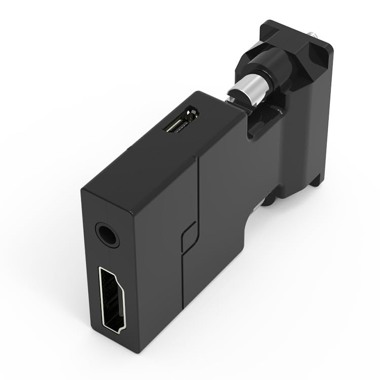 UIGOCLE HDMI to VGA Adapter Converter with Audio, Video Dongle adaptador Compatible with Computer,Laptop,Projector