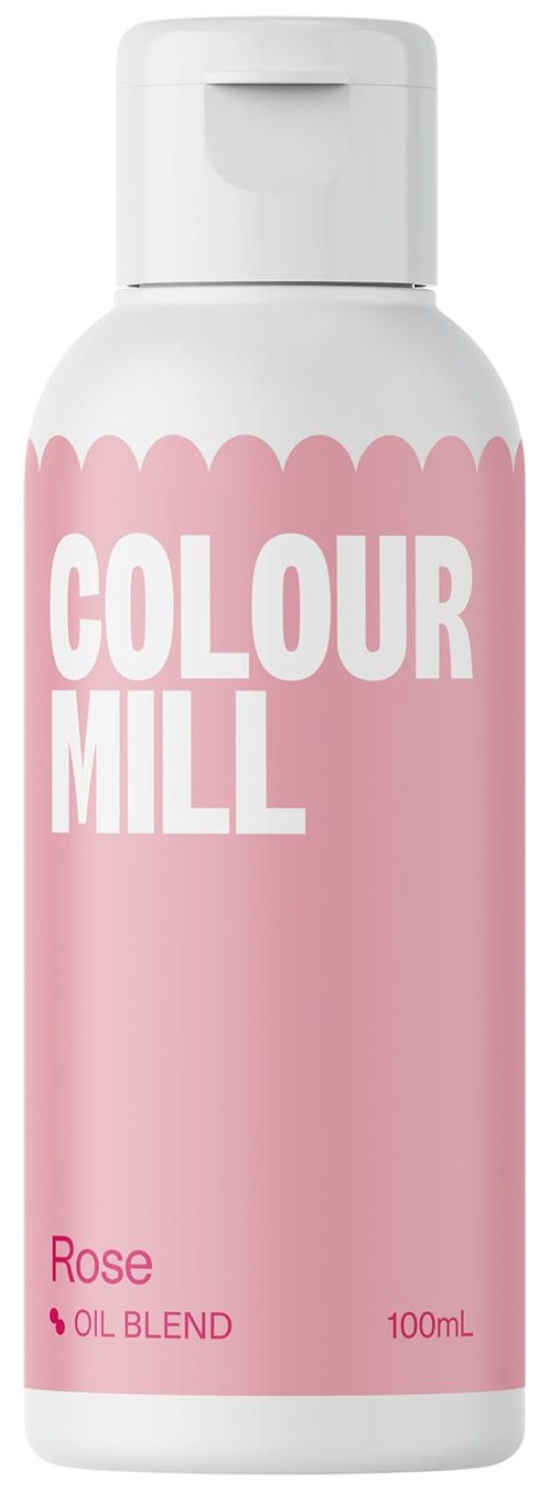 Colour Mill Oil-Based Food Coloring - Rose, 100 Milliliters | Vibrant & Versatile Baking Essential