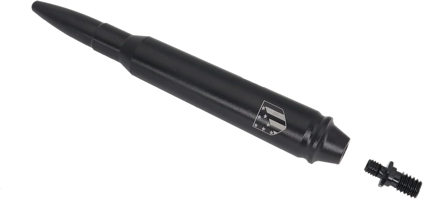 AUTOXBERT 5.7 Inch 2007-2021 Aluminium FM Aerial Antenna Radio Short Black Replacement Car Stereo Radio Signal