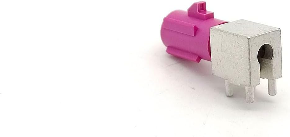 RF Coaxial Cable Connector, Fakra Video Connector H Male Right Angle Cable Connector PCB Mount for Car XM Radio GPS