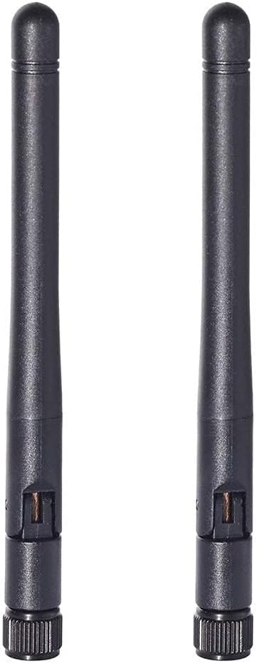 BINGFU 2.4GHz 5GHz 5.8GHz 3dBi (2-Pack) Dual Band WiFi MIMO RP-SMA Male Bluetooth Antenna for PC Computer WiFi Router