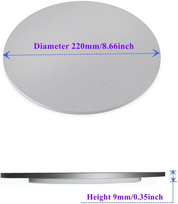 360 Aluminum Rotation Monitor Swivel Base Computer Screen Monitor Turntable Stand Flat Panel TV Rotating Mat for iMac