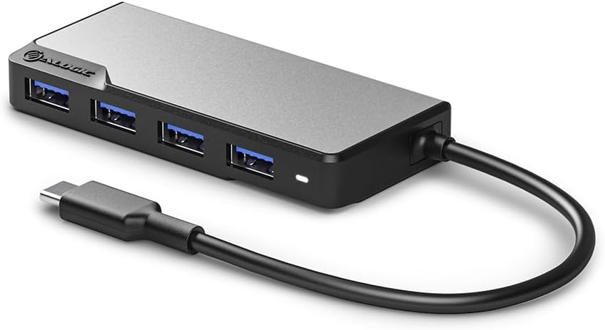 ALOGIC 4in1 4xusb-a 3.0 UCFUUA-SGR USB-c Fusion Swift Hub Dock USB Space Grey