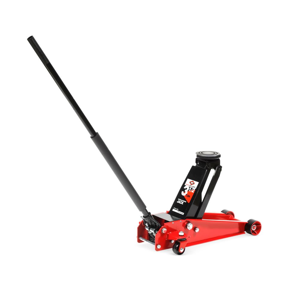 AFF 3.5 Ton Professional Floor Jack - Heavy Duty, Dual Pump - Low Profile Hydraulic Car Jack