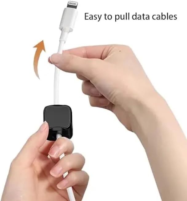 Generic 12 Pack Magnetic Cable Clips - Under Desk Cord Organizer, Strong Adhesive Wire Management for Charging Cables