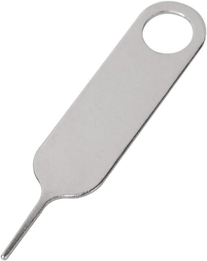 AYWFEY 2 Pcs Universal Sim Card Tray Removal Key Tray Eject Pins, SD Removal Opening Tool with A Key Ring, for iPhone