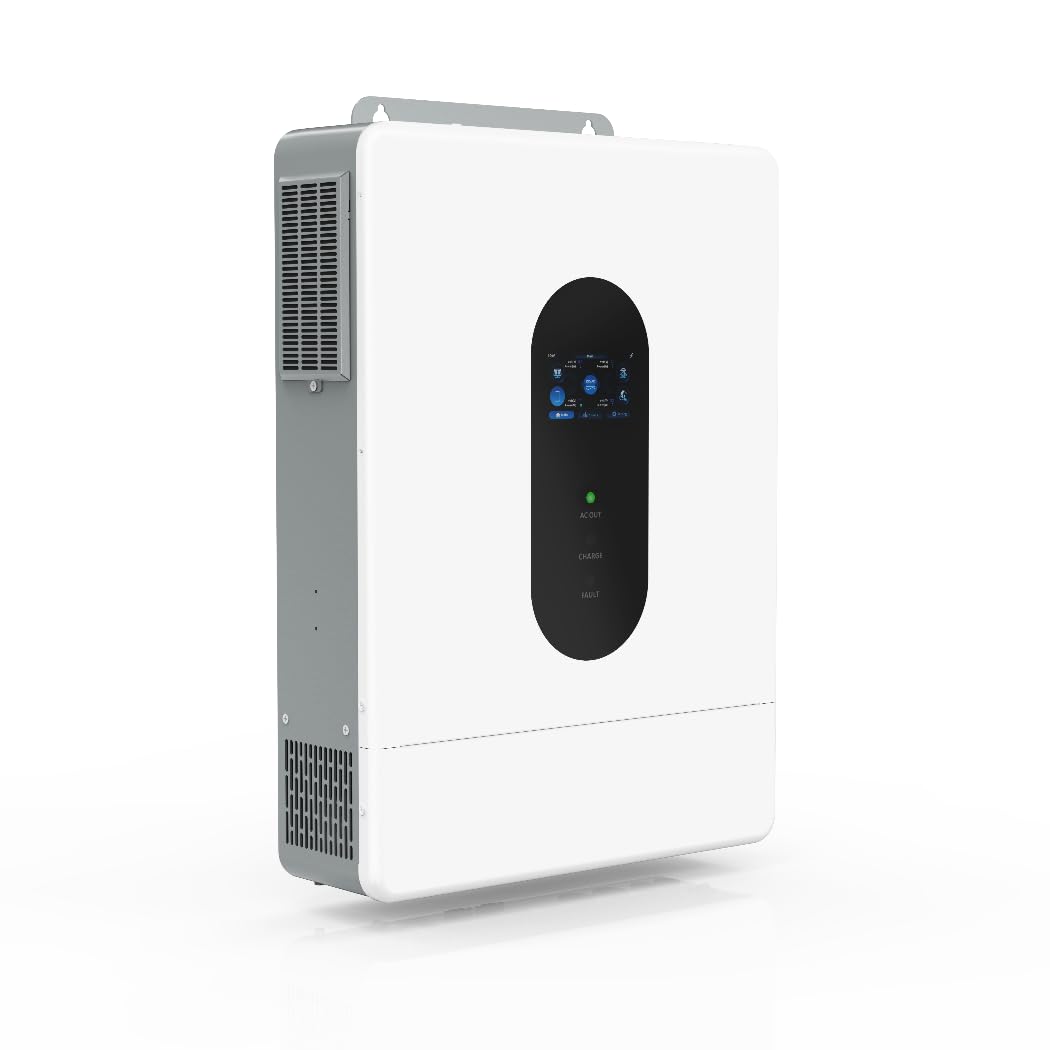Y&H 12kW Hybrid Solar Inverter DC 48V to AC120V/240V, UL1741, Split Phase Output, with 220A MPPT 99.9% Efficiency, Parallel Support 6 Units, for Battery-Free Operation and Lead-Acid/Lithium Battery