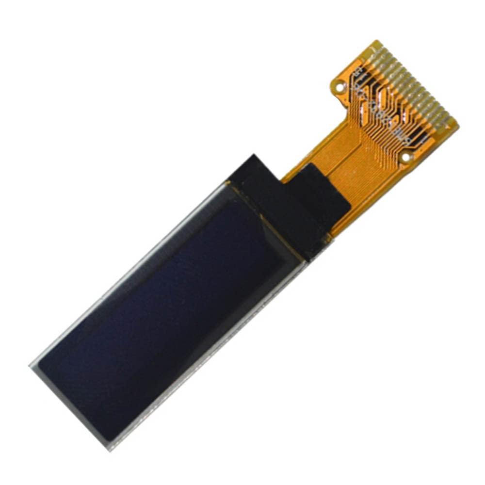 Senzooe 0.91 inch 128x32 15pin OLED screen resolution OLED display screen SPI (white)