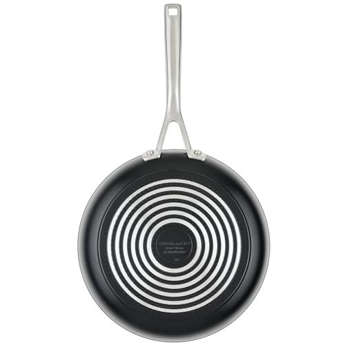 KitchenAid Hard Anodized Induction Nonstick Frying Pan Set/Skillets, 8.25 Inch and 10 Inch - Matte Black