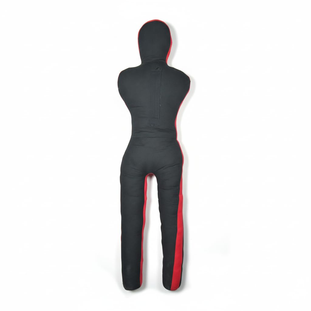 Minahil Sports MMA Martial Arts Grappling Canvas Standing and Hanging Dummy Open Hands, Punching Bag Submission, Judo Karate, Boxing, Jiu Jitsu (Unfilled Standing, 6 Ft)