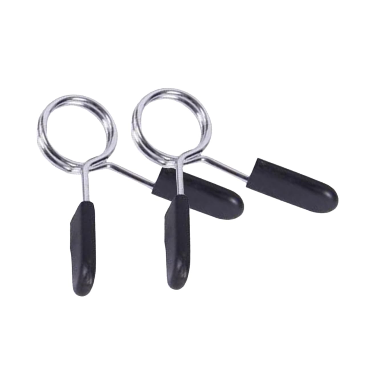 5pcs Barbell Spring Clip Collars, 1.18In Weight Lifting Clamps, Dumbbell Collar Spring Clips for Gym, Powerlifting, Cross Fit, Weightlifting