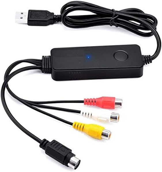 AllAboutAdapters Composite RCA S-Video to USB DVR Adapter Digital MPEG Video Recorder