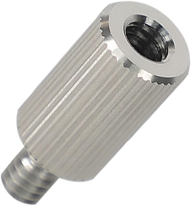 Minhe 1/4" 6mm Folding Table Light Stand Adapter Outdoor Camping Stainless Steel Thread Conversion Male to Female
