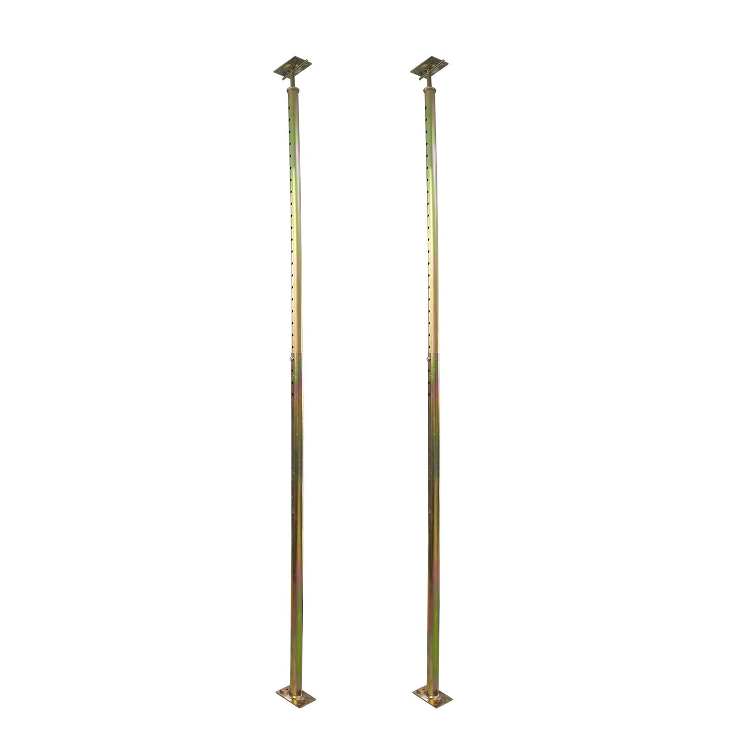 ASTAMOTOR 2 Pack 59" - 100" Adjustable House Floor Wall Jack Post Pole Rod Fit for Leveling Framing Basement Crawlspace Beam Roof Stair Ceiling