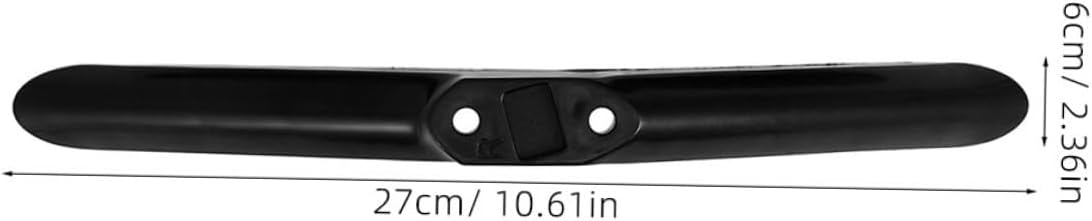 TOMETURE 55 Inch Tv Stand Legs with Screws for Tvs, Stable Black Plastic Tabletop Television Support Feet, Heavy Duty