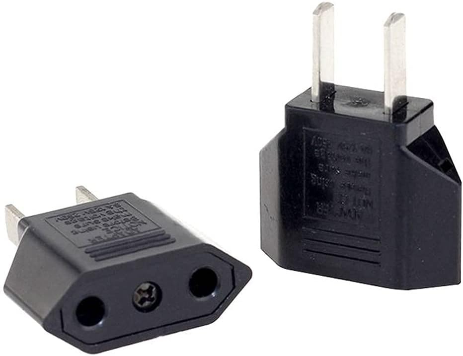 ALINNA (1 Pack) GRLRCR EU Europe to US USA America Travel Plug Adapter AC Outlet Power Converter