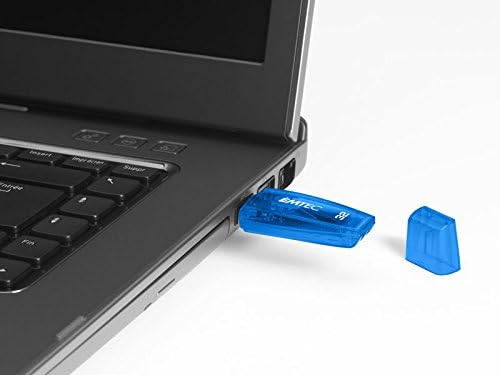 Emtec C410 32GB, ECMMD32GC410 Color Mix Flash Drive, Blue
