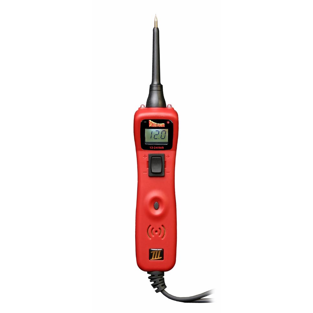 Power Probe III Clamshell - Red (PP3CSRED) [Car Automotive Diagnostic Test Tool, Digital Volt Meter, AC/DC Current Resistance, Circuit Tester]