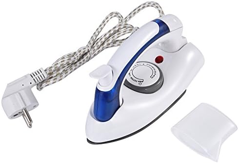 Skiennix Portable Handheld Steam Travel Iron - Compact & Foldable with Temperature Control | White