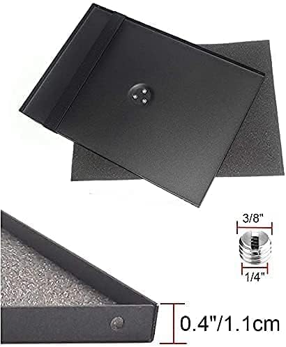 Coret 3/8" 1/4" (11 15 inch) Projector Tray, Laptop Tray Platform Holder Pallet for or Screw Tripod Stand Mount Widely