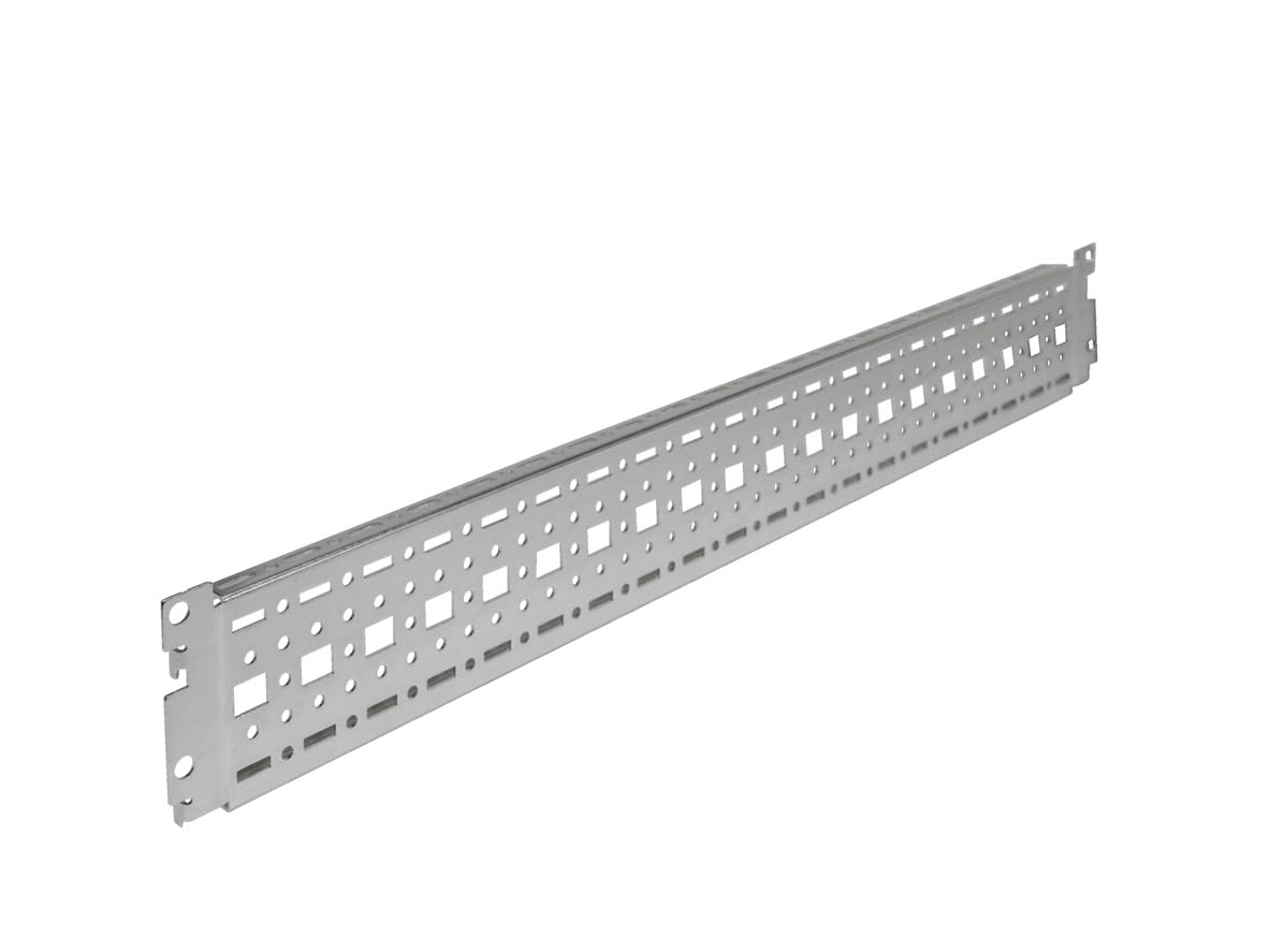 Rittal 8612.160, Punched Rails, Mounting Flange, 2.87" x 0.67", Outer Mounting, Carbon Steel, 21.3" Long, Pack of 4