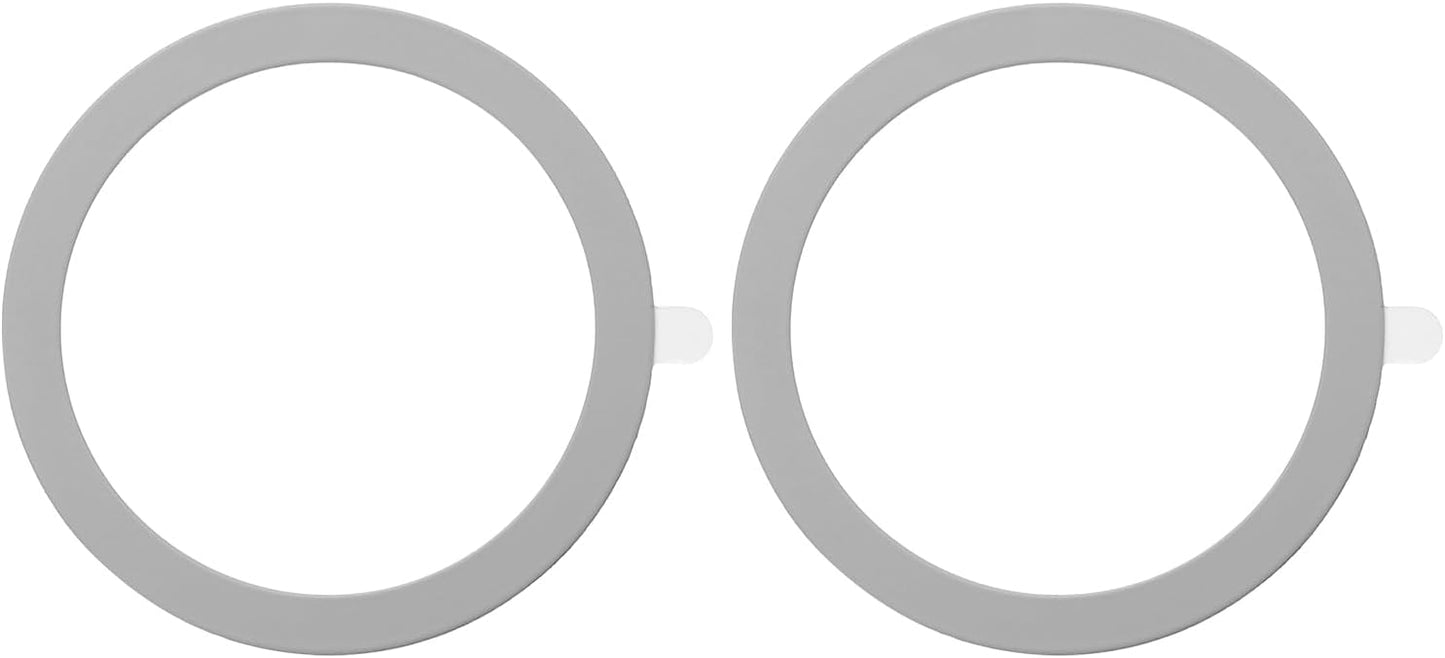 55x0.4mm(ODxT) 2 Pack, MECCANIXITY Universal Metal Ring Sticker Wireless Magnetic Charger Magnet Ring Stickers