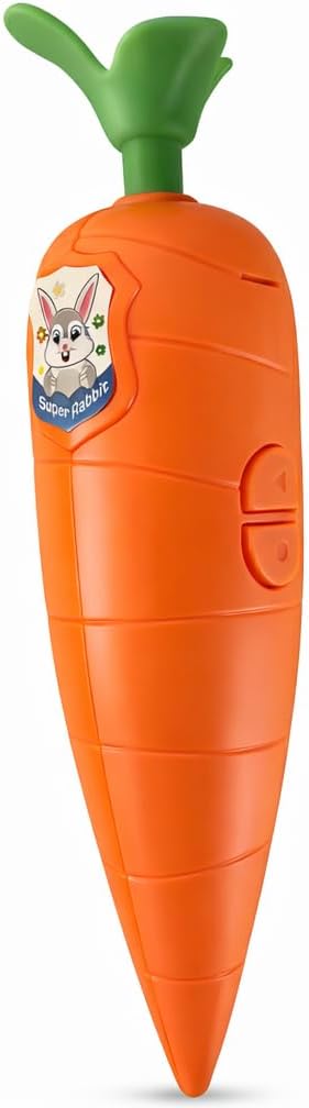 TailWaggers 60-Second Voice Recorder Pen with Playback - Cute Carrot-Shaped Audio Recorder & Smooth-Writing Ballpoint