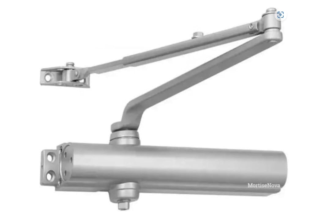 Commercial Door Closer Grade 1 Hydraulic Extra Heavy Duty Self-Closing Adjustable Size 1–6 ADA Compliant ANSI/BHMA Certified UL Fire-Rated (MN9001 - Heavy Duty Door Closer)