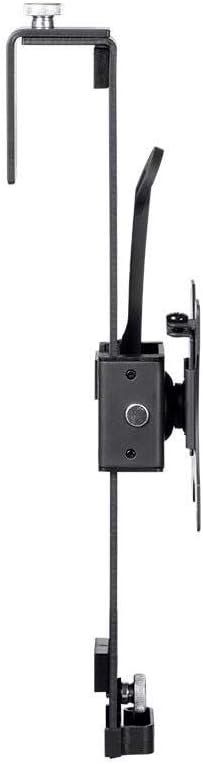 Monoprice 10 17.6lbs, Cubicle Flat Panel Monitor Mount - Easy Height Adjustments, Up to Black - Workstream Collection