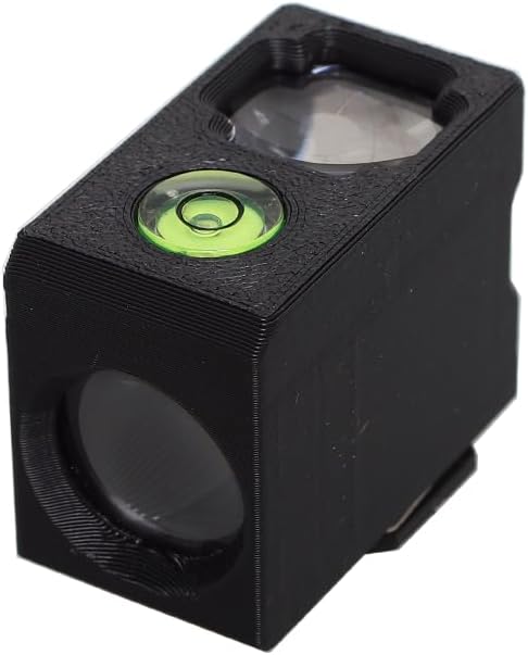 MsCalido Universal Camera Metal Viewfinder, Waist-Level, Hot/Cold Shoe Interface, Film Camera Compatible (Plastic