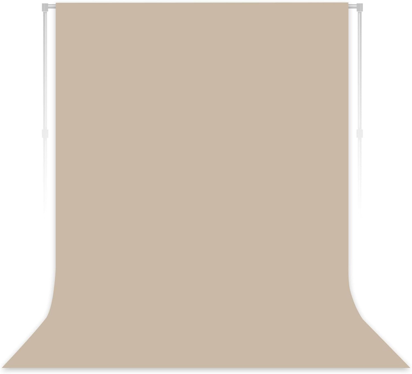 LYLYCTY 8X10 Beige Backdrop for Photoshoot, Professional Photo Backdrop Background Curtain for Product Photography