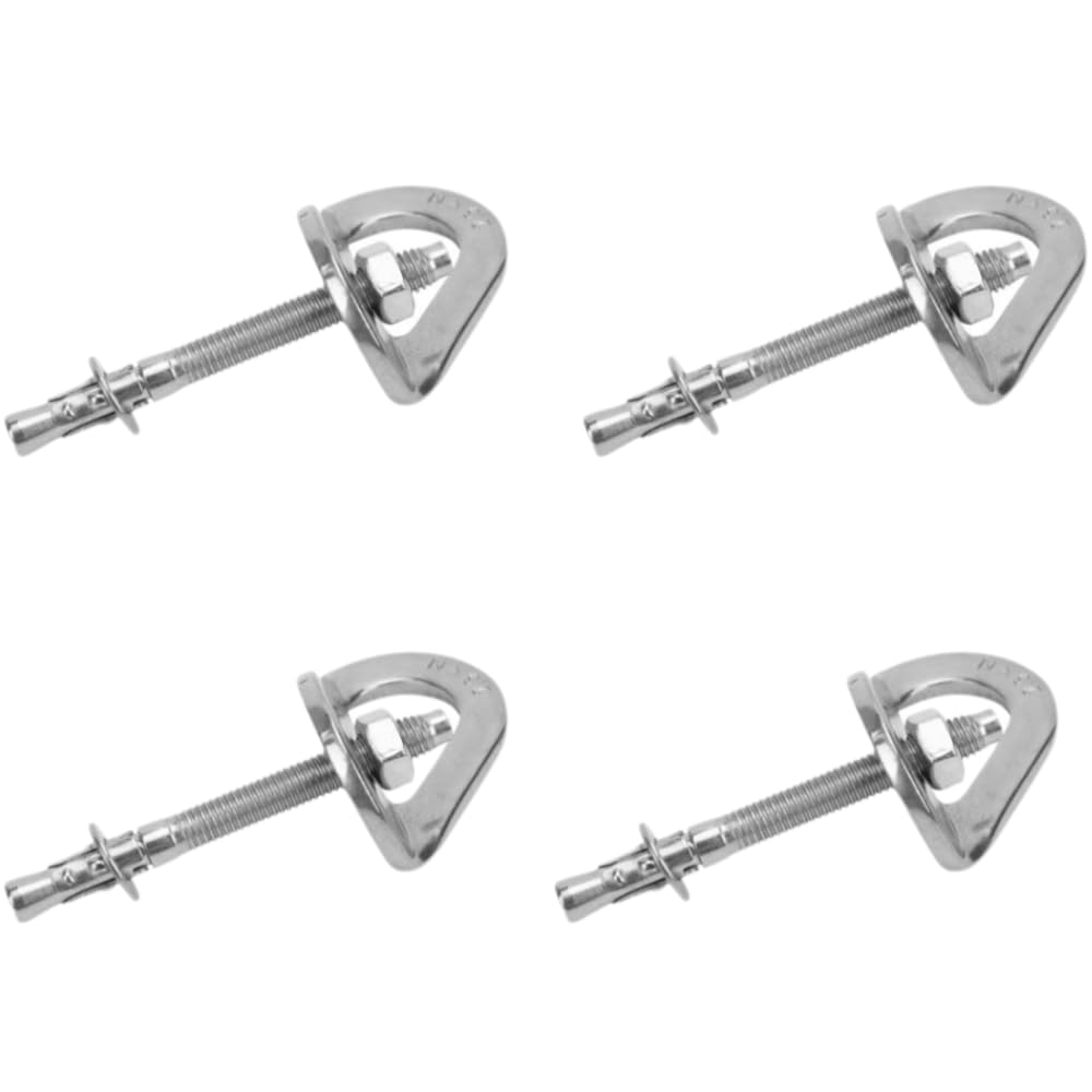 MOPFOL Steel Expansion Anchor Bolts Set – 25KN Load Capacity for Rock Climbing, Rappelling & Gym Mounting, Heavy-Duty Climbing Hangers (8.3mm Aperture)