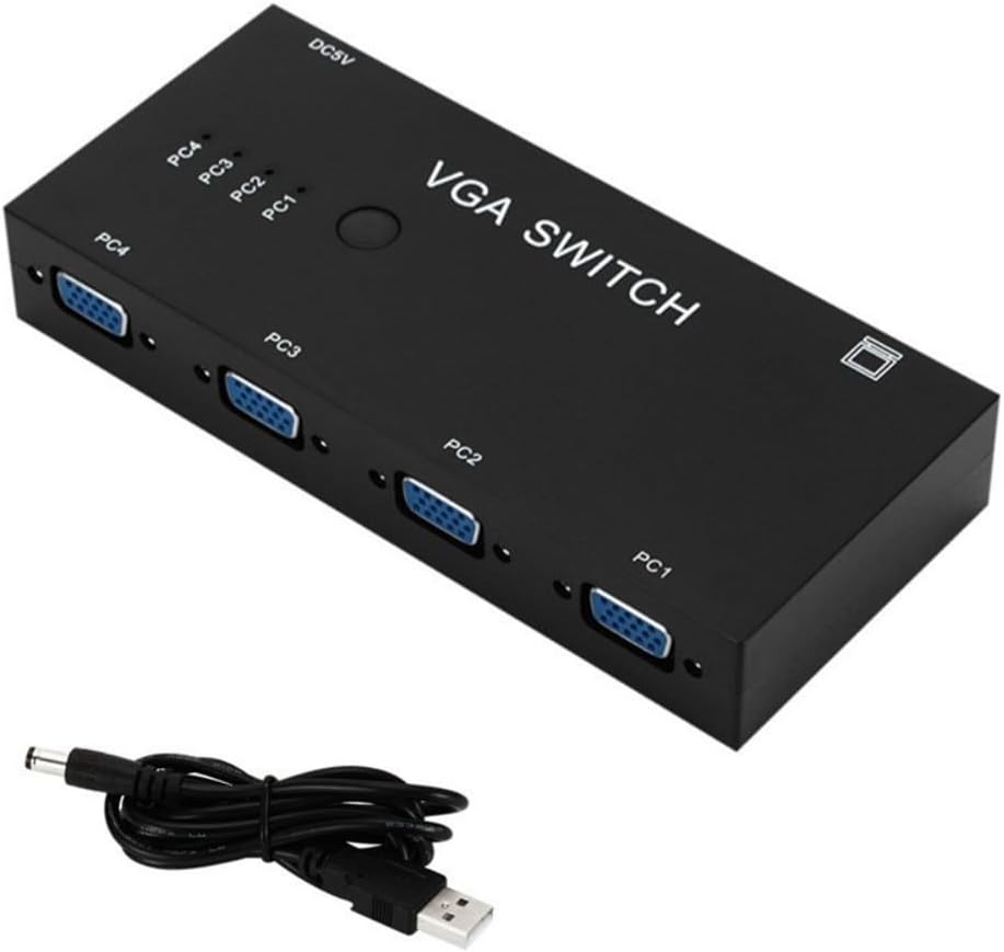 suckoo 4 4 1 1 4 500Mhz 1920@1080P Way VGA Video switcher in Out in Out bi Directional interconvertible HD Video Sharer