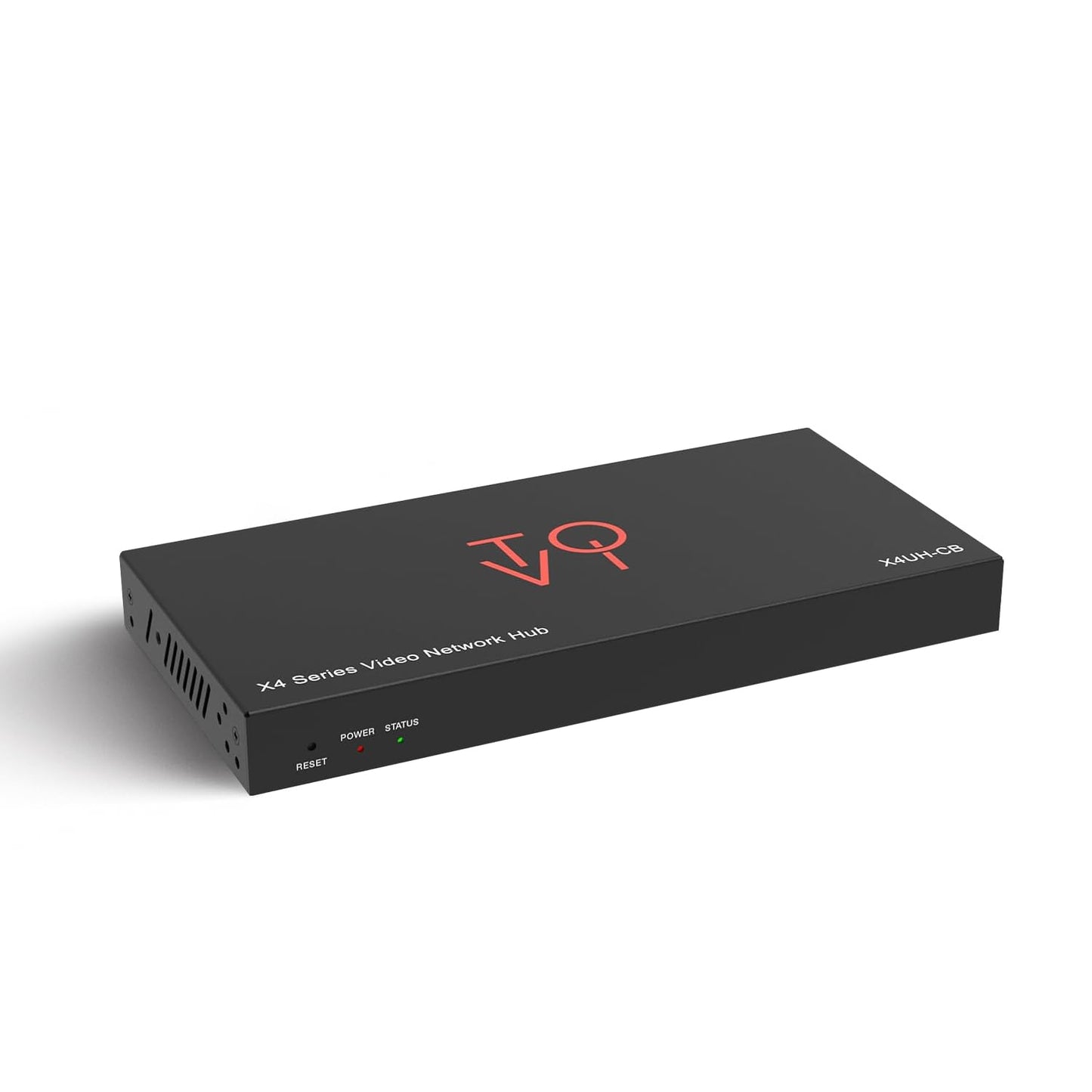 ToVi X4UH-CB AV Over IP Network Hub with Dual LAN Ports, RS-232 IR KVM CEC Control, PoE, HTTPS/SSH Security, Web GUI Management for AV Distribution