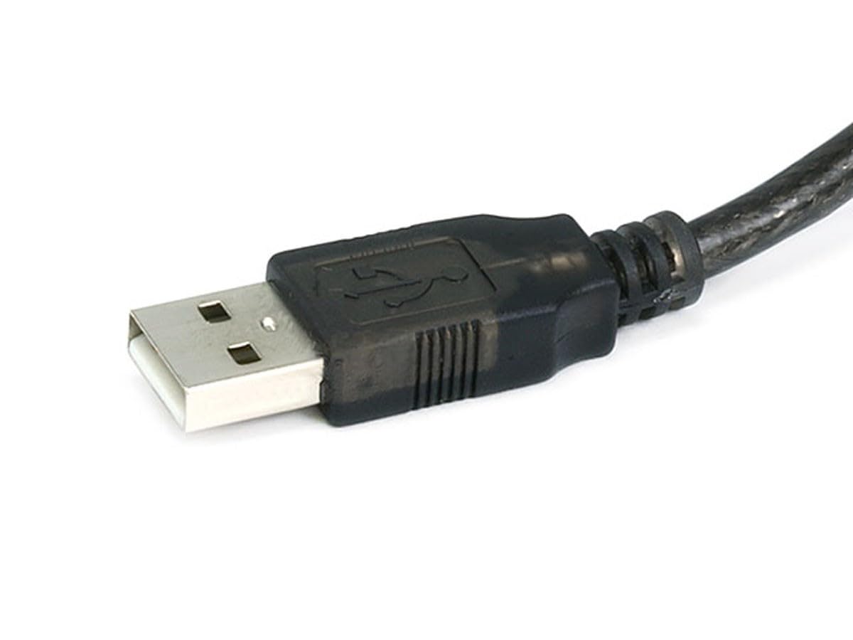 2.0 28/24AWG, 33 Monoprice USB Extension Cable - USB Type-A to USB Type-B, Male to Male, Active, Feet, Black