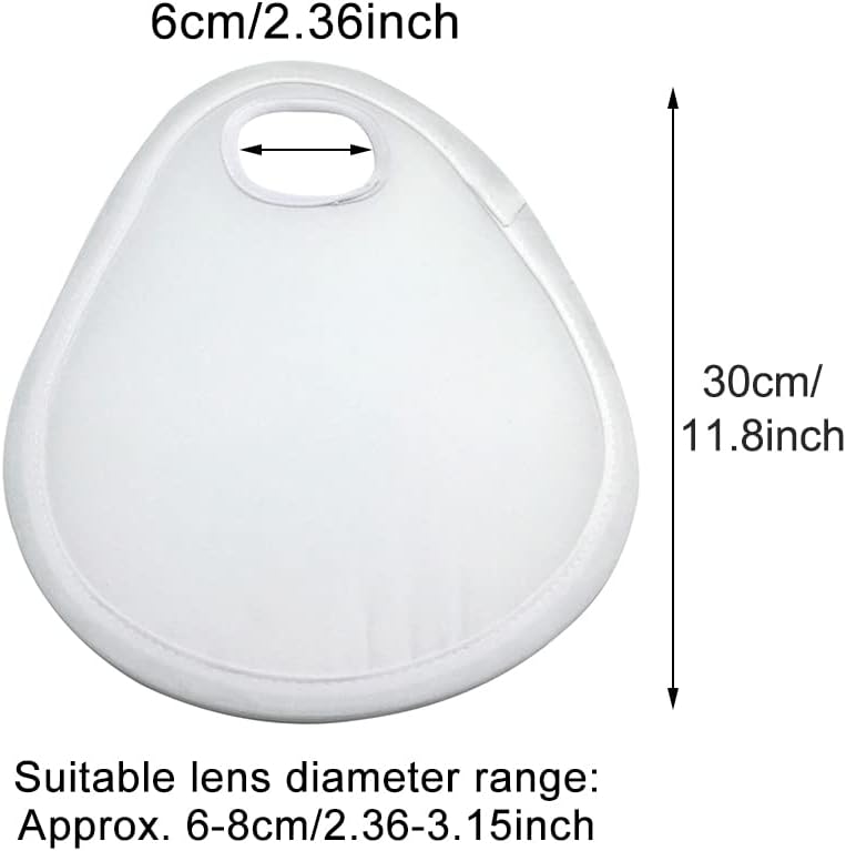 MOOSUNGEEK Camera Flash Diffuser,Eliminate Harsh Light and Shadow,Foldable with Storage Bag Easy Install Flash Diffuser