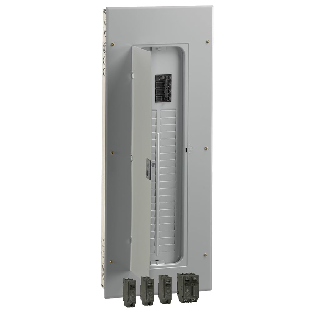 ABB TM4020C80K 200A Main Breaker Load Center • PowerMark Gold Indoor Panel, 120/240V AC • 40-Space, 80-Circuit Configuration • Includes 4 Breakers • Copper Bus • Flush or Surface Mount Design