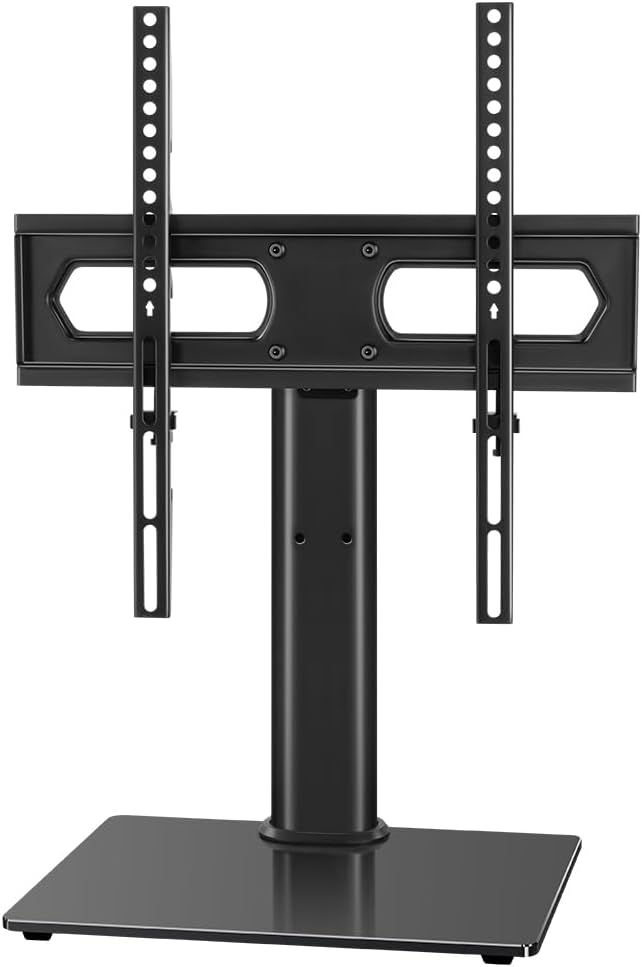 KKTONER 27 65 inch 400mm 77LBs Universal TV Stand Table Top TV Stand for to Height Adjustable TV Stand Mount