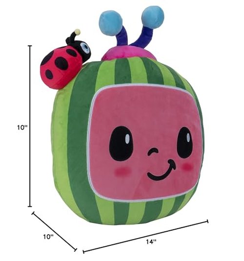 CoComelon Pillow Plush, 18” - Soft, Cuddly, Snuggly, Extra Large Pillow - Toys for Kids, Toddlers, and Preschoolers