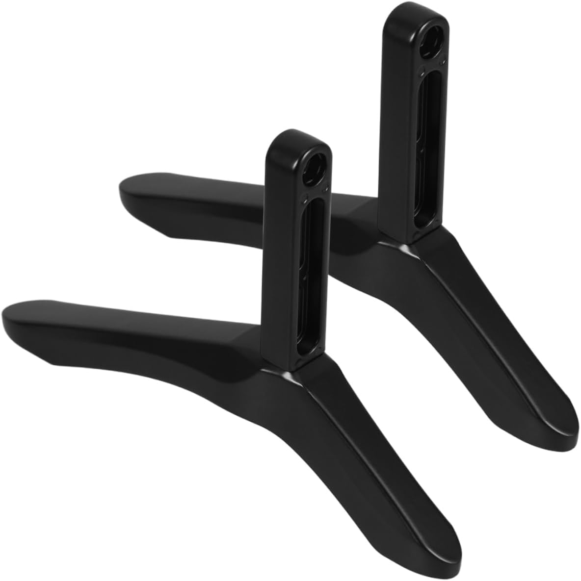 Cabilock 1 Pair Tv Stand for Bedroom No-Drill Tv Desktop Mount Stand Stable Base Tabletop Universal Heavy Duty Bracket