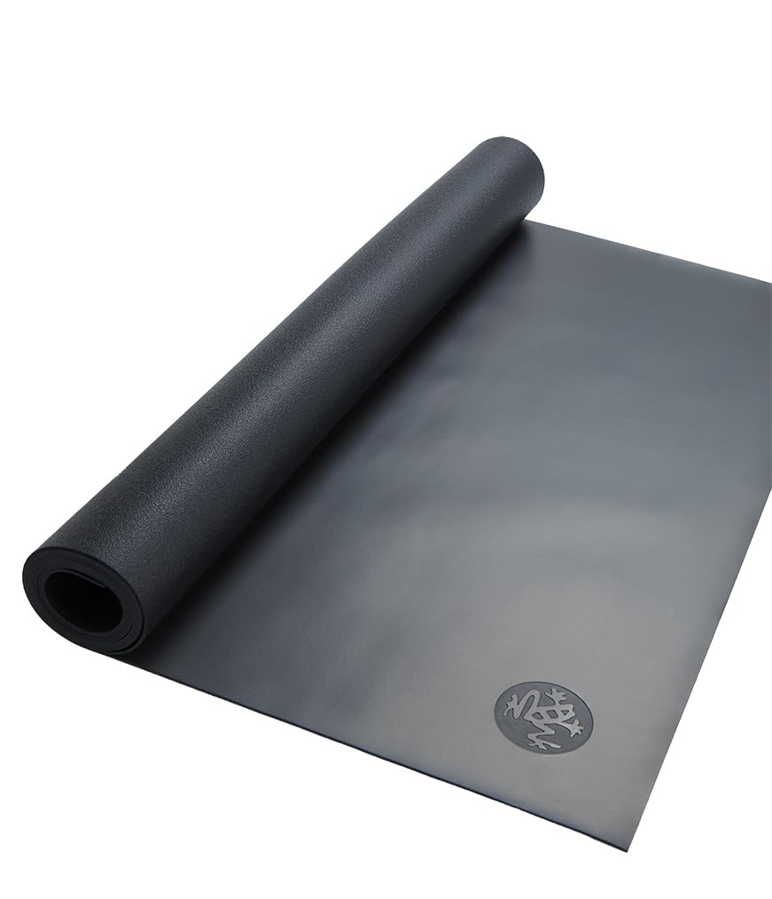 Manduka GRP Adapt Travel Yoga Mat 71" - 1.5mm | Foldable & Travel friendly | Ultimate Grip | Sweat ready for Any Style of Yoga | 71 x 24 x 1/16 inches | Carbon