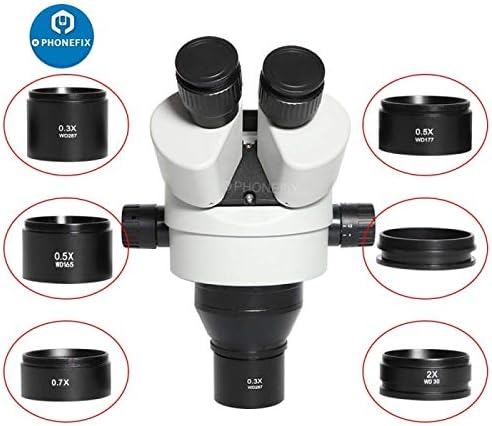 DIYPHONE SM05 0.5X Microscope(48mm) Barlow Lens Super Widefield Assisted Auxiliary Len for SM Series Stereo Zoom